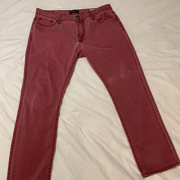 Guess red regular slim McCrae fit jeans 30W 40L - Picture 3 of 4